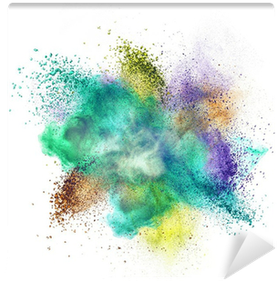 Color Powder Explosion Isolated On White Wall Mural - Nrj Hit Music '15-cd+dvd- Cd (400x400), Png Download