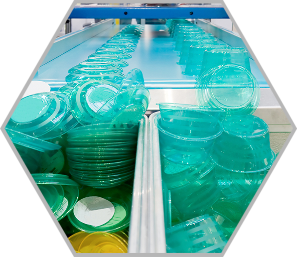 The Powder Show - Producing Plastic (596x516), Png Download
