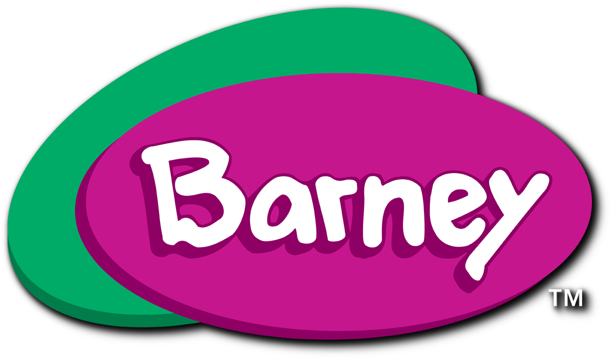 Logobarney Spot - Barney And Friends Logo Png (1262x894), Png Download