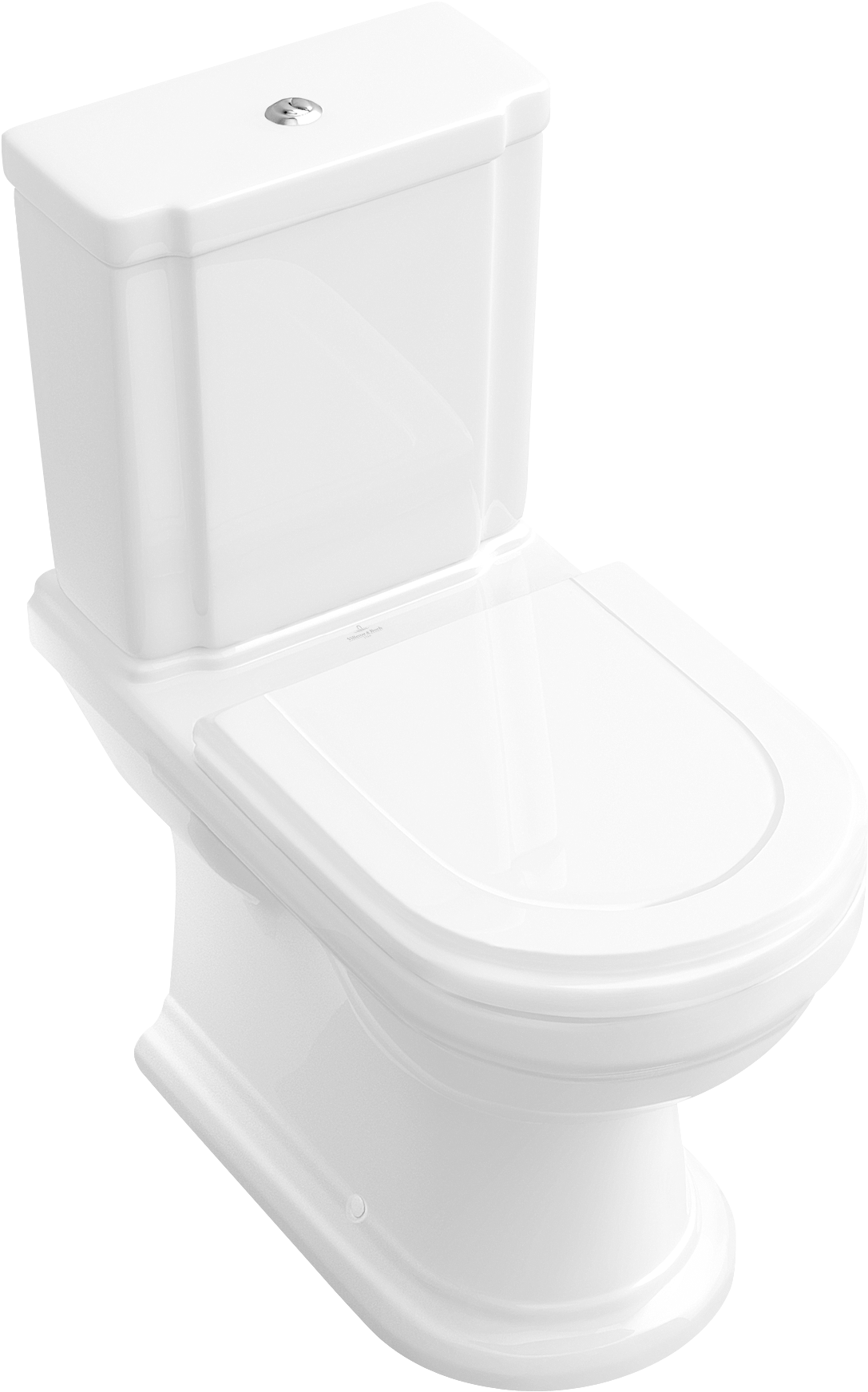 Download - Wc Hommage Villeroy Et Boch (1094x1750), Png Download