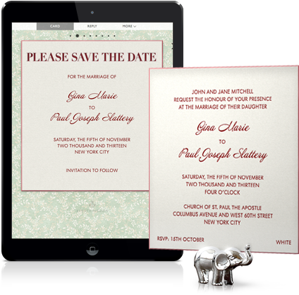Free Online Wedding Save The Date Invitations Innovative - Save The Date (446x441), Png Download