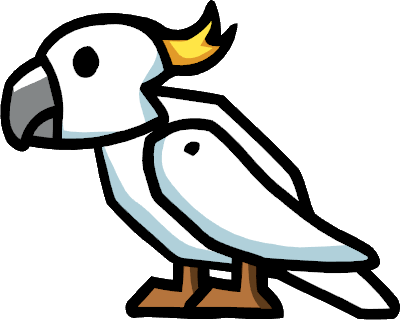 Cockatoo - Scribblenauts Unlimited Birds (400x320), Png Download