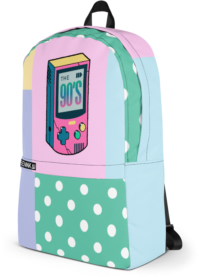 90s Gaming Backpack - Backpack (1000x1000), Png Download