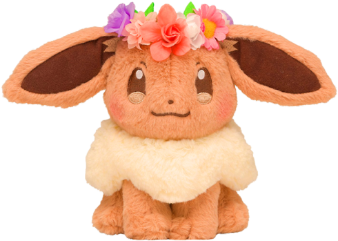 Crown - Eevee Plush (500x385), Png Download