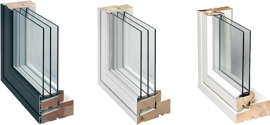 Timber And Aluminium Windows And Doors Buildmer Newcastle - Aluminium Timber Composite Windows (940x491), Png Download