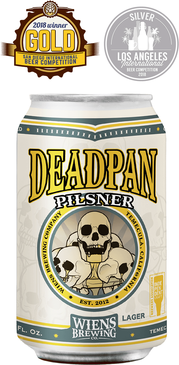 Deadpan Pilsner - Wiens Brewing (700x1400), Png Download