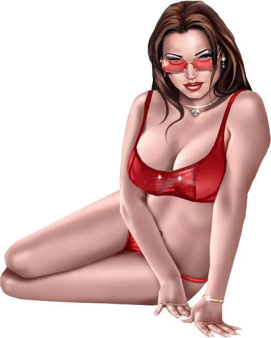 Tubes Femmes Png Pour Créas - Sexy Girl Png 3d (540x673), Png Download