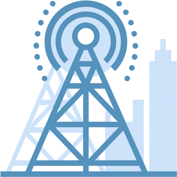 Broadcast Icon - Graphic Design (866x650), Png Download