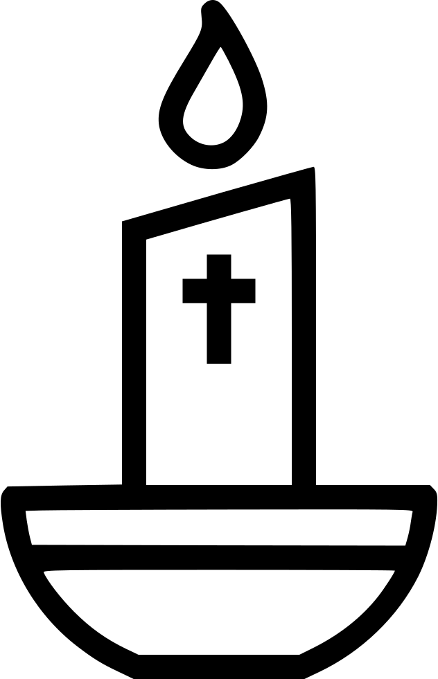 Candle Light Christmas - Scalable Vector Graphics (632x980), Png Download