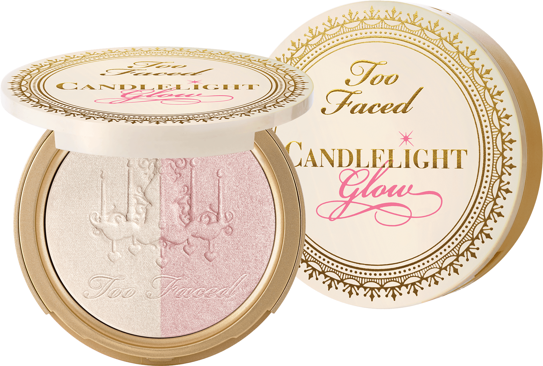 Too Faced 'candlelight' Glow Powder 12g, Rosy Glow (2000x1212), Png Download