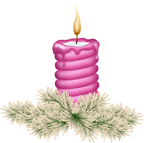 Fm Time For Winter Element 46 - Candle (500x496), Png Download