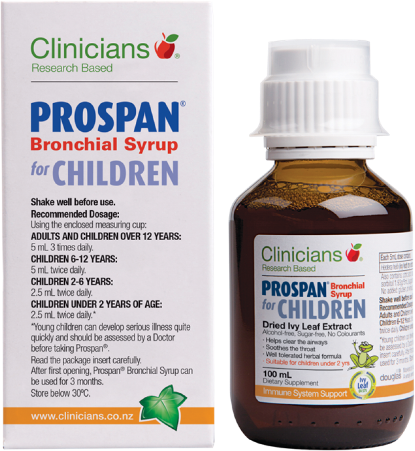 Clinicians Prospan For Children 100ml - Clinicians Prospan Bronchial Syrup 200ml (988x988), Png Download