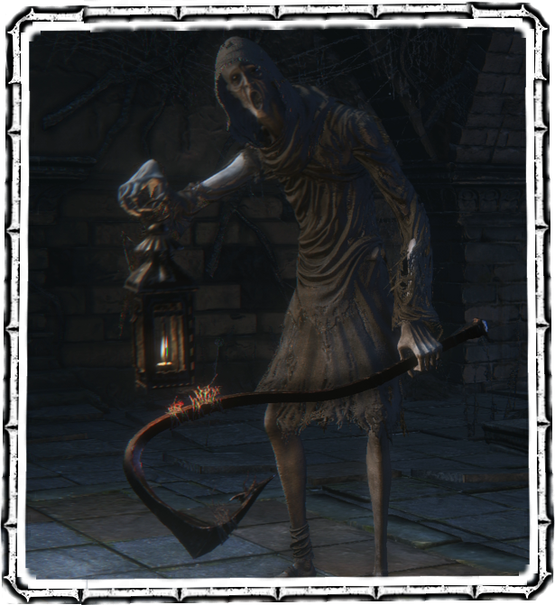 Watcher's Gravedigger - Bloodborne Watcher's Gravedigger (615x671), Png Download