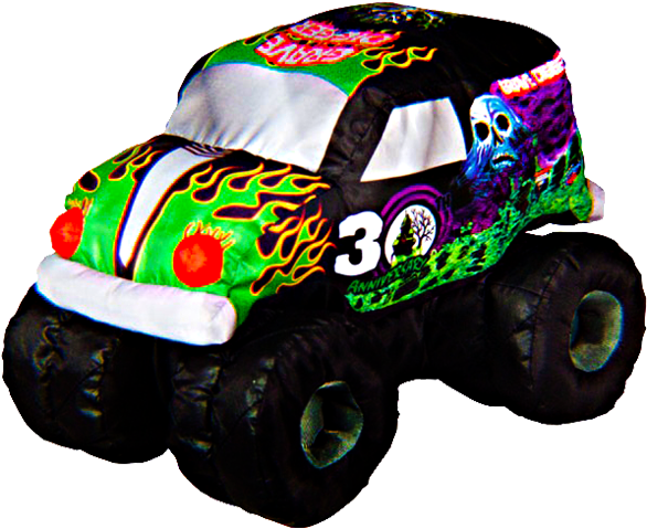 Grave Digger Plushie Plush Toy Plush Toys Plush Plushies - Model Car (600x518), Png Download
