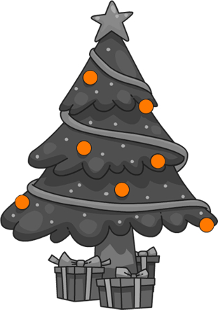 Yurita Tree Icon - Weihnachten Handy (311x443), Png Download