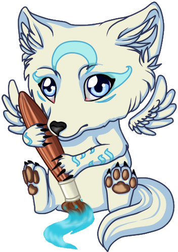 These Are Living Entity Baby Galaxy Foxes That Means - Draw Wolves (498x498), Png Download