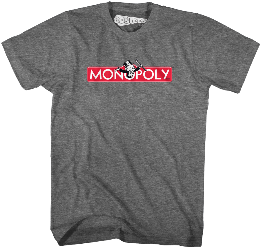 Logo Monopoly T-shirt - Vintage Billy Idol Tee (900x856), Png Download