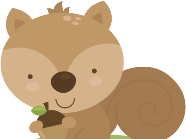 Cute Woodland Animals Clipart (640x480), Png Download