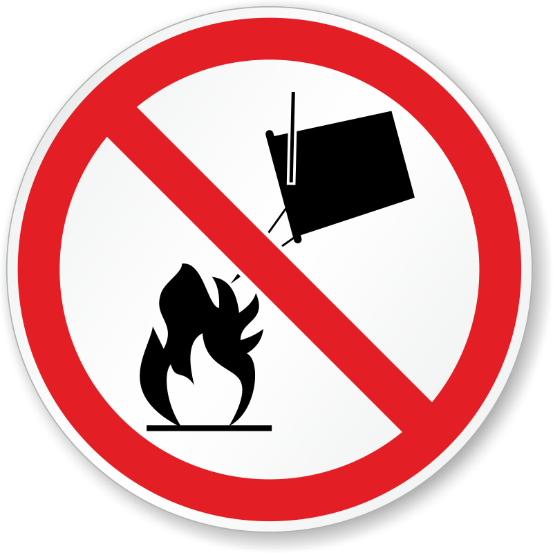 Apply No Water Military Hazard Symbol Label - Verboten Schild (800x800), Png Download