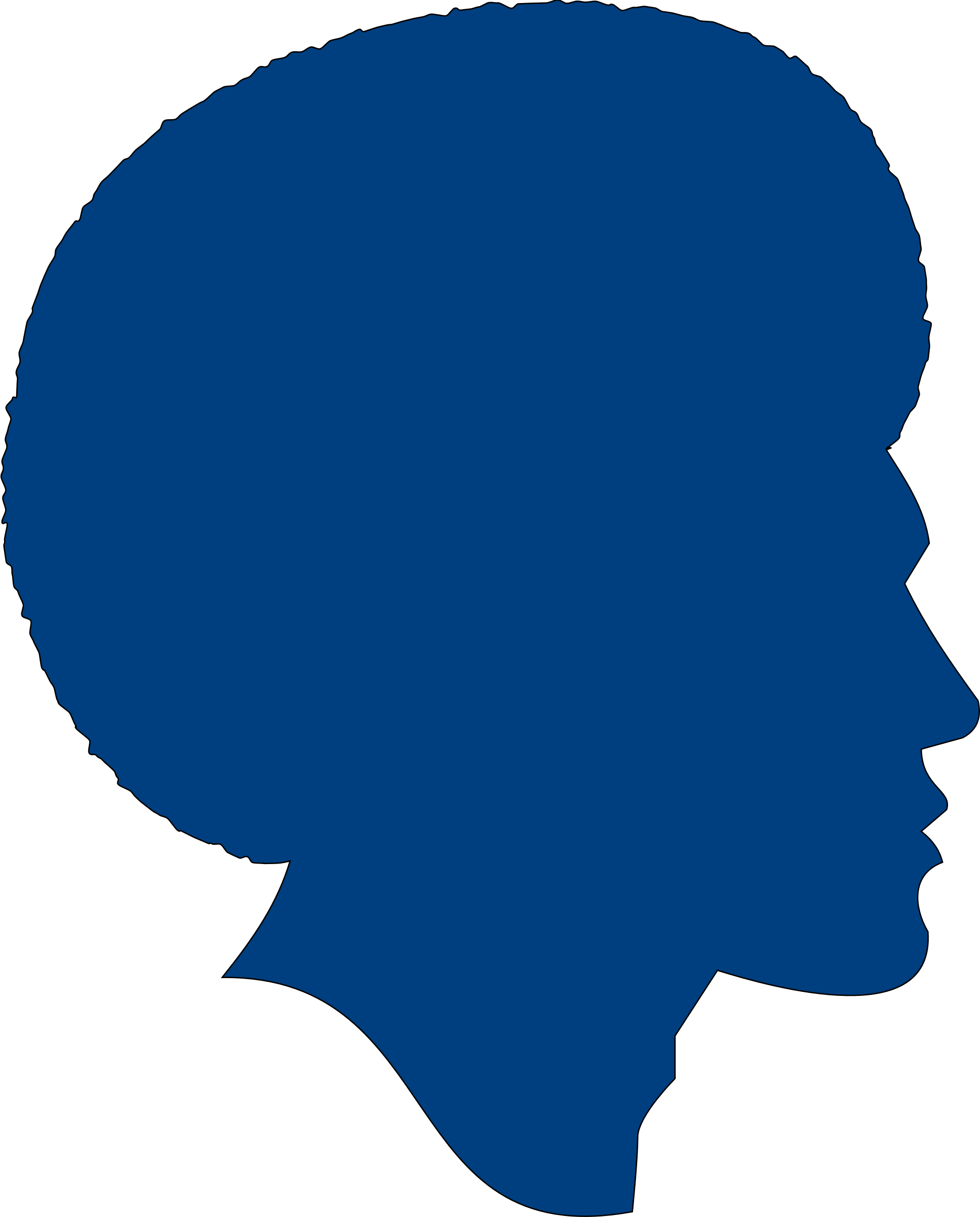 This Free Icons Png Design Of African American Male (1932x2400), Png Download