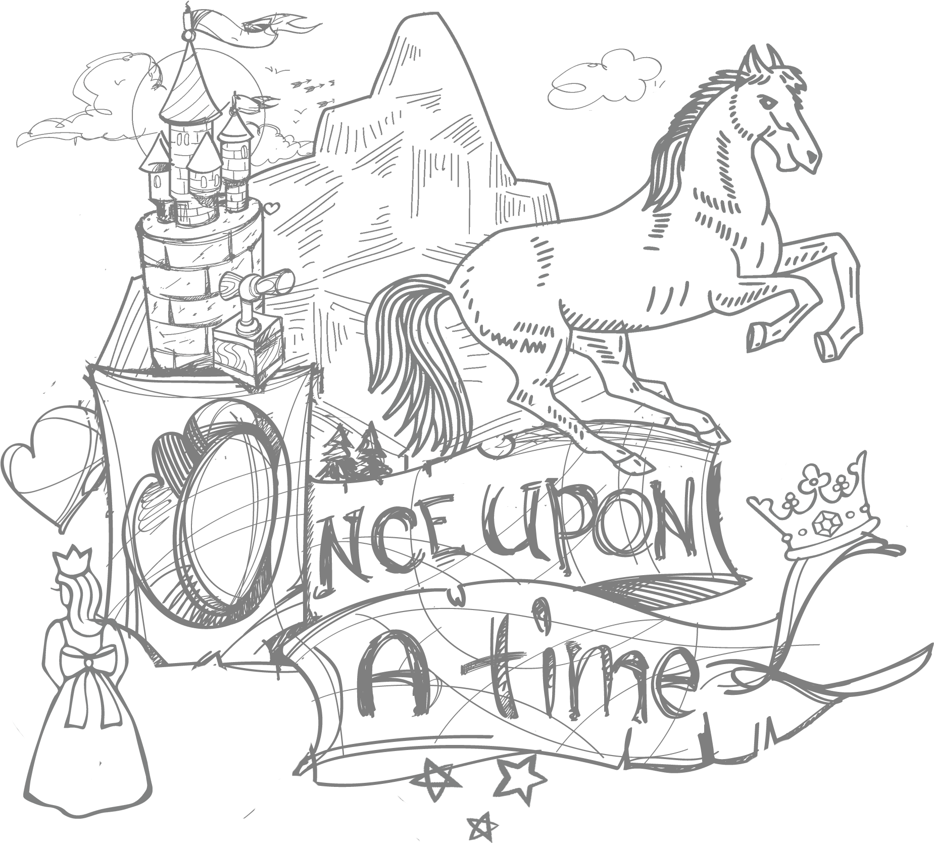 Once On A Time There Was A Man Who Had A Meadow, Which - Story Of The Three Apples Or A St (2026x1803), Png Download