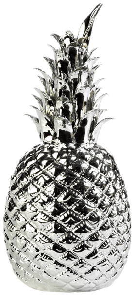 Pols Potten Pineapple Silver - Pols Potten - Pineapple - Silver (900x670), Png Download