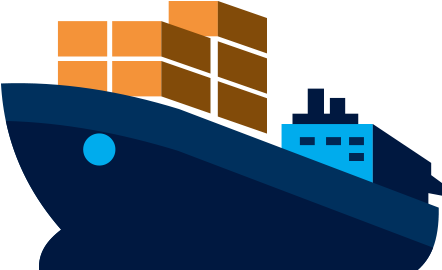 Processing Cargo & Welcoming The Tourists - Cargo Shipment Icon Png (450x316), Png Download