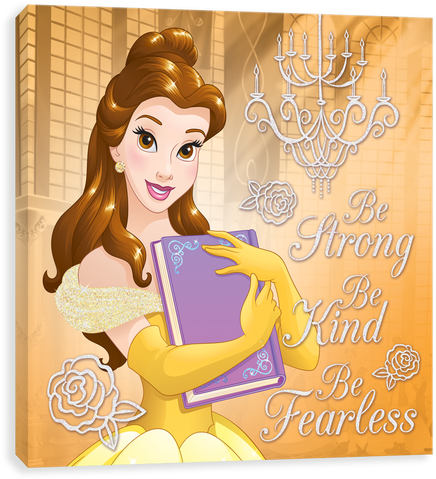 Strong Kind Fearless - Disney Princess Wall Calendar (2017) (500x500), Png Download