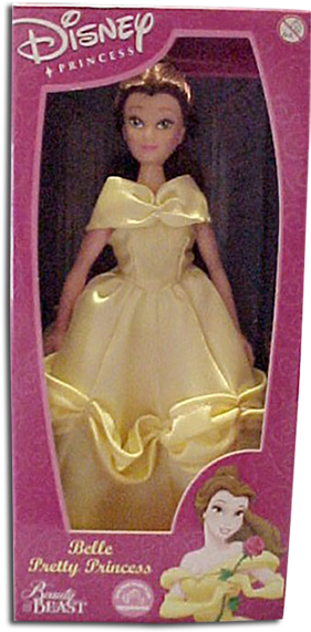 Princess Belle Doll Barbie - Beauty And The Beast Dolls (391x600), Png Download