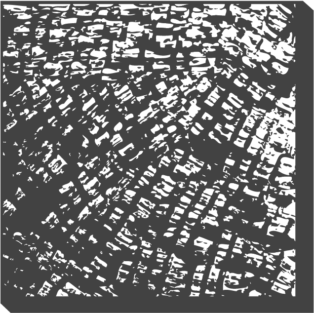 Hdg Icon Stone Finishes Pineapple - Basalt (800x800), Png Download