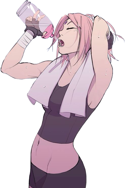 Report Abuse - Sakura Haruno Sport (494x738), Png Download