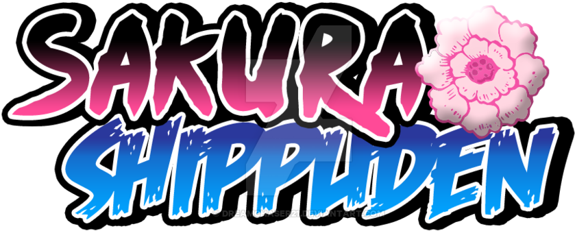 Sakura Haruno Logo 2 By Isabella - Sasuke Shippuden Logo (900x392), Png Download