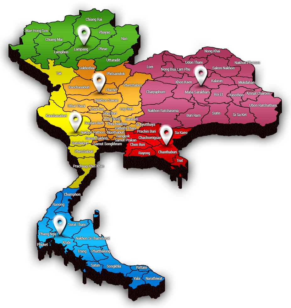 Find Our Product Store - Map Thailand Png (926x982), Png Download