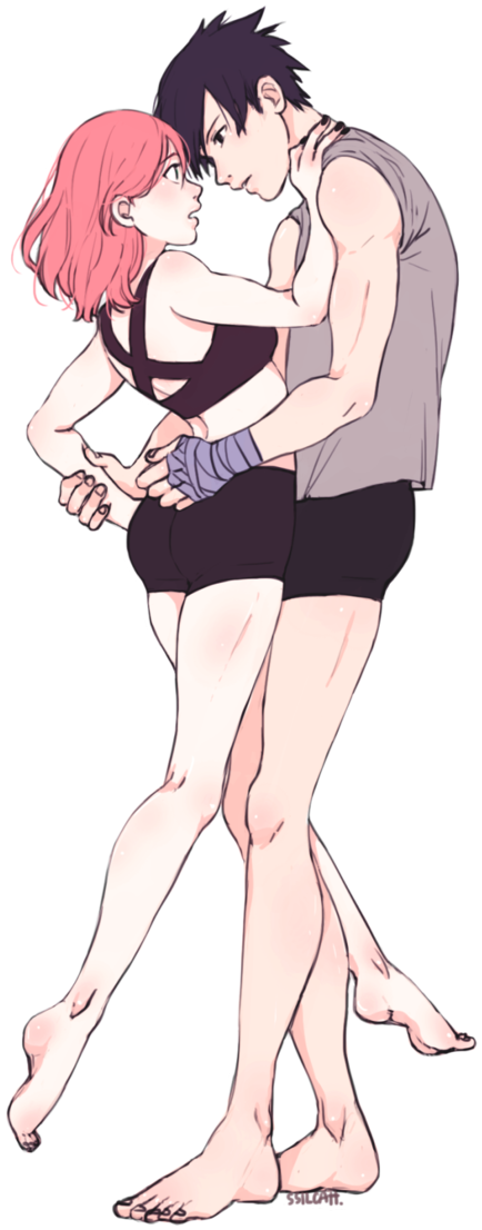 Sakura Haruno, Sasuke Uchiha, Sasusaku (582x1280), Png Download