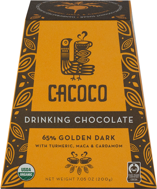 65% Golden Dark Chocolate - Cacoco Midnight Mystic Drinking Chocolate By World (550x660), Png Download