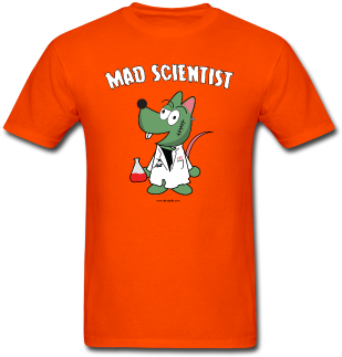 "matt The Mad Scientist" - Toxic T Shirts (350x350), Png Download