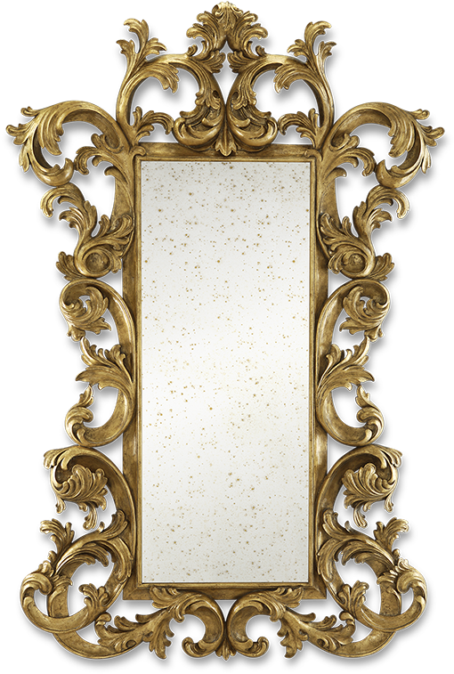 Christopher Guy French Flourish Lean-to Mirror 50-2858 (800x800), Png Download
