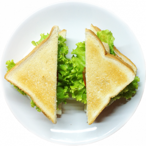 Club Sandwich (500x500), Png Download