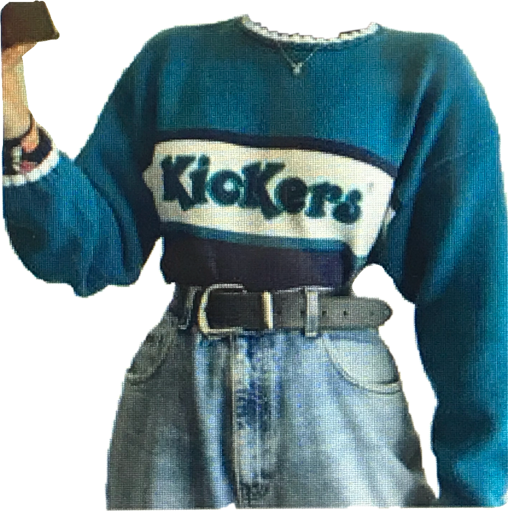 Lets Go An Kick It Tumblr Outfit Cute Cool Blu Retro - Outfit Tumblr Blu (1024x1033), Png Download