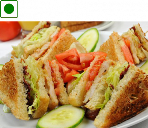 Club House Sandwich (500x500), Png Download