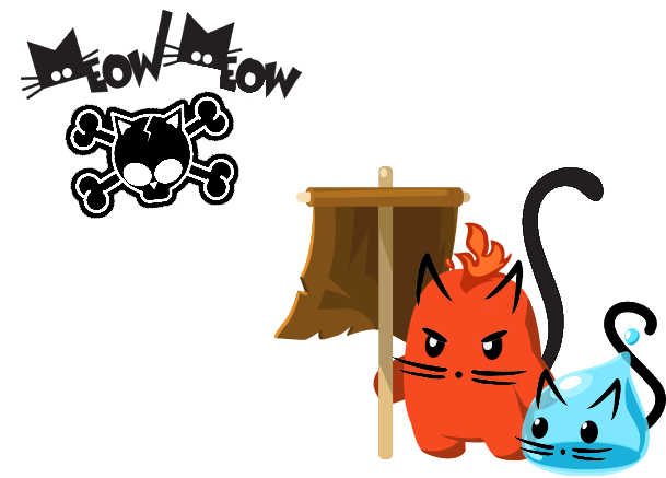 Troop Logo V14 - Meow (640x480), Png Download