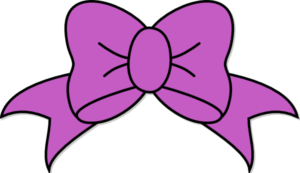 Cheer Bow Cliparts - Transparent Background Bow Clipart (600x346), Png Download