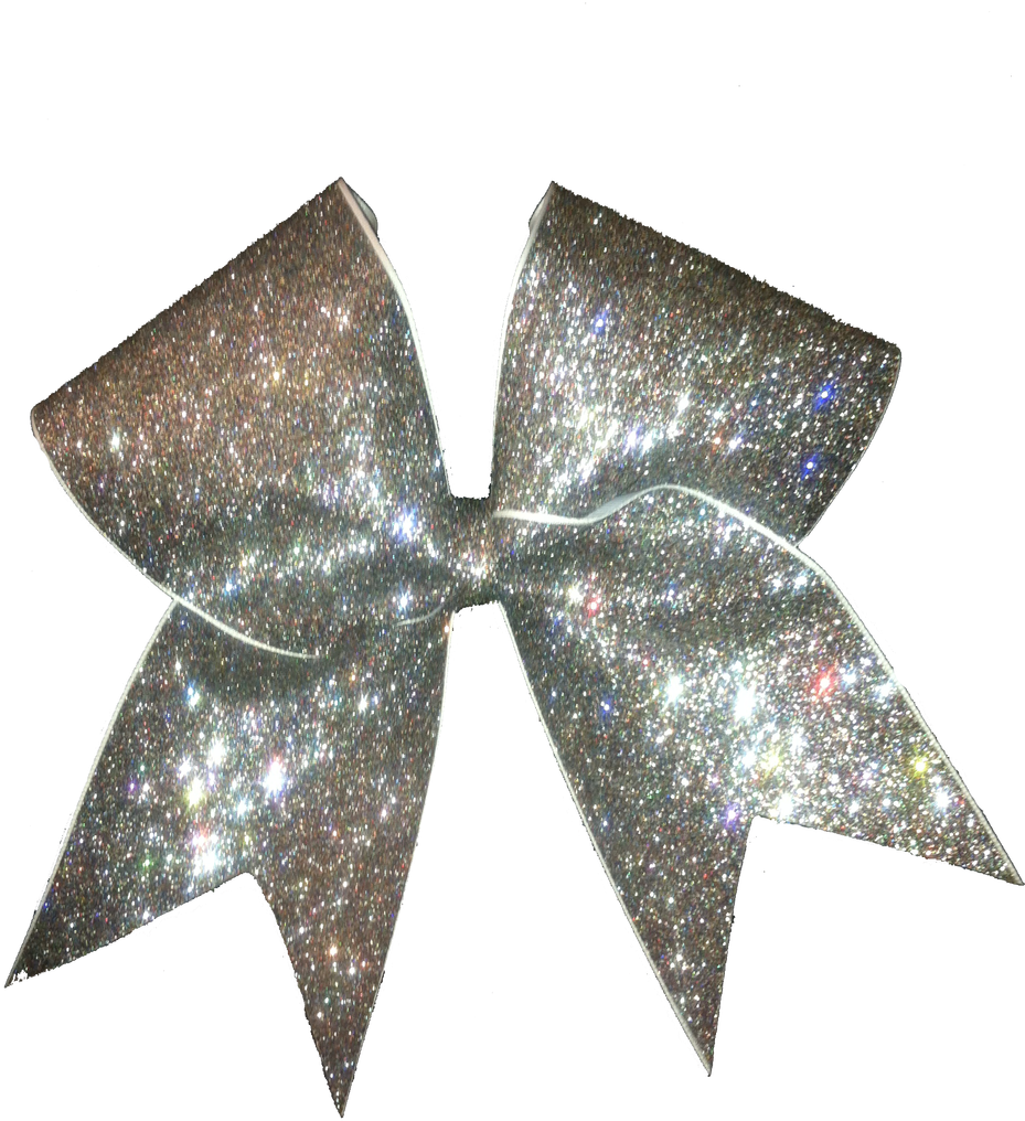 Glitter Full Down Cheer Bow, $13 - Gold Glitter Bow Transparent (956x1280), Png Download