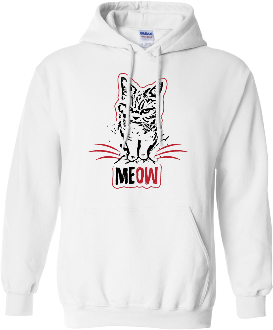 "meow" Cat Art Unisex - Not In Service T-shirt (1155x1155), Png Download