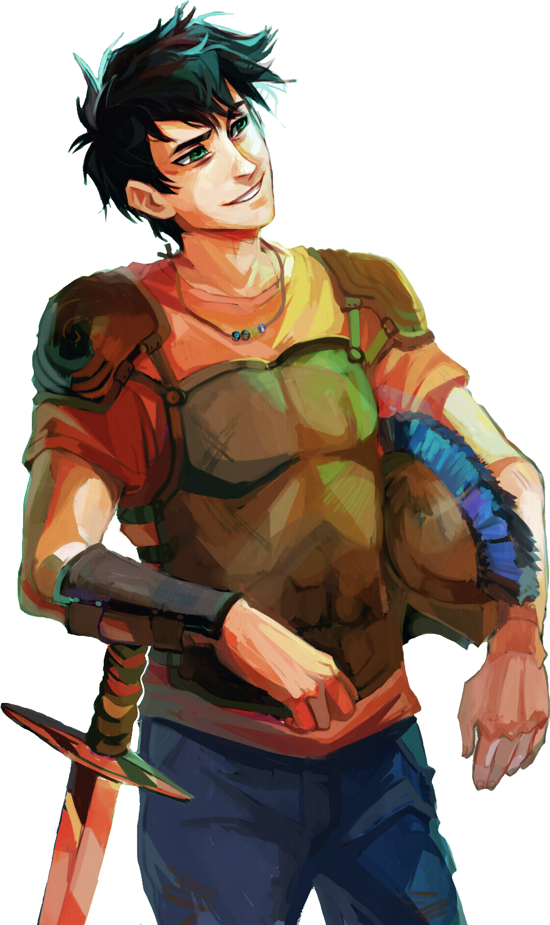 Percy Jackson Render - Percy Jackson Characters Viria (1200x2011), Png Download