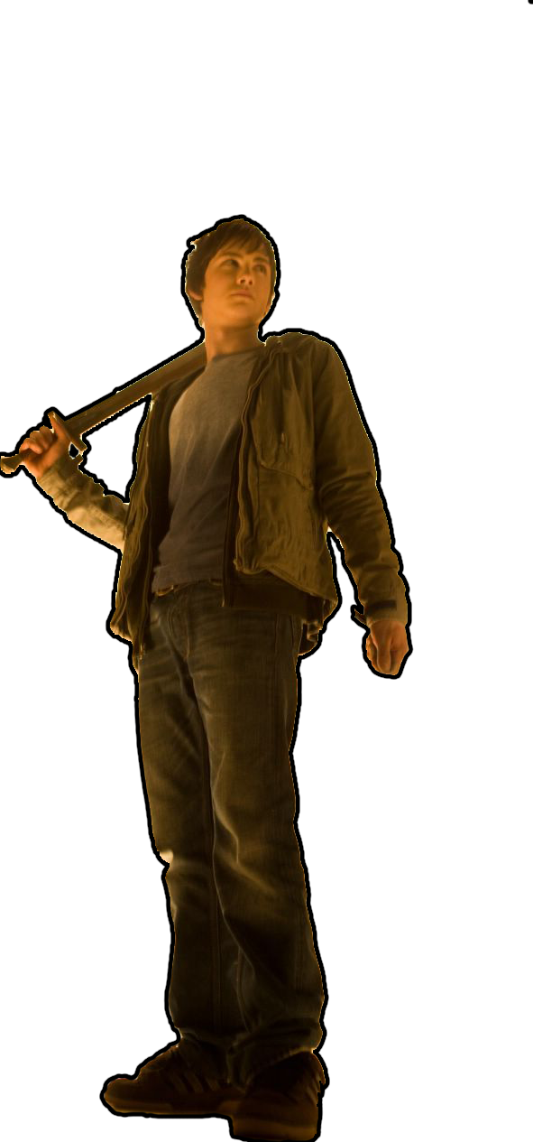 Percy Jackson - Logan Lerman As Percy Jackson (591x1265), Png Download