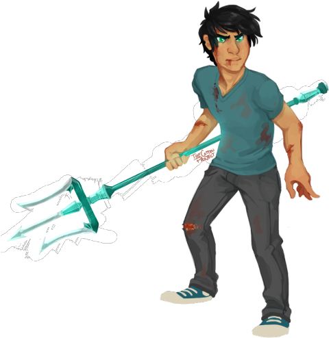Percy Jackson Pjo Percy Jackson And The Olympians Heroes - Percy Jackson & The Olympians (500x546), Png Download