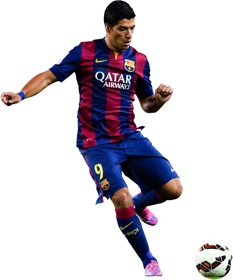 Luis Suarez Of Fc Barcelona Super Football, Fc Barcelona, - Luis Suarez Barcelona Png (1024x1396), Png Download