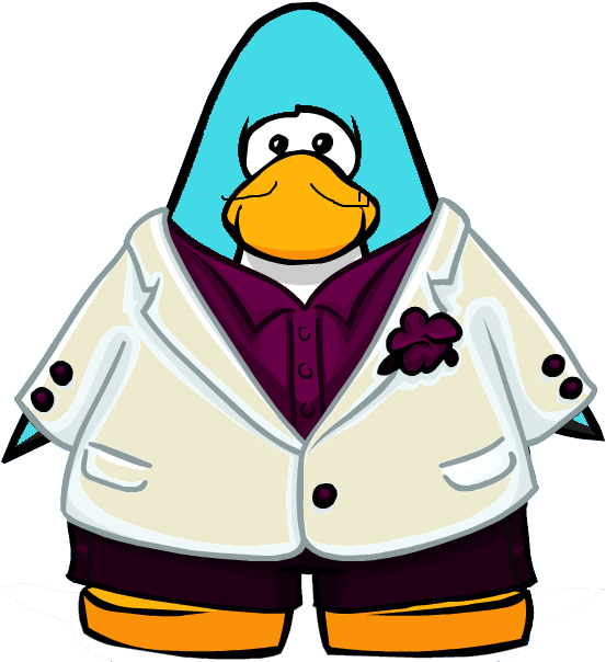 Prom King Tux Player Card Png - Club Penguin (573x606), Png Download