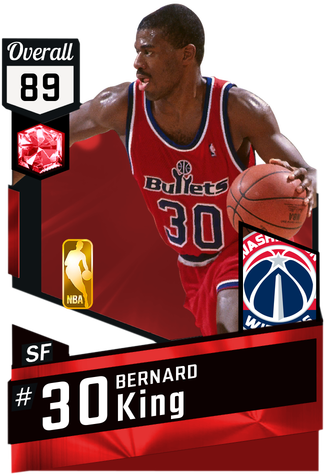 '85 Bernard King Ruby Card - Nba Live 18 Ultimate Team (325x475), Png Download